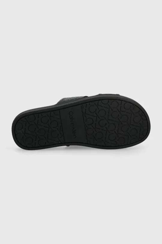 Calvin Klein klapki FLAT SLIDE EPI MONO Damski