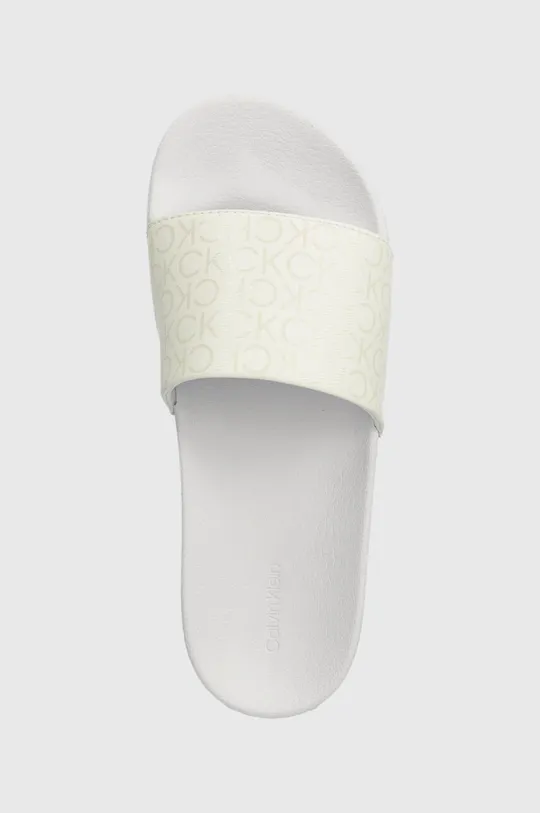 λευκό Παντόφλες Calvin Klein POOL SLIDE EPI MONO