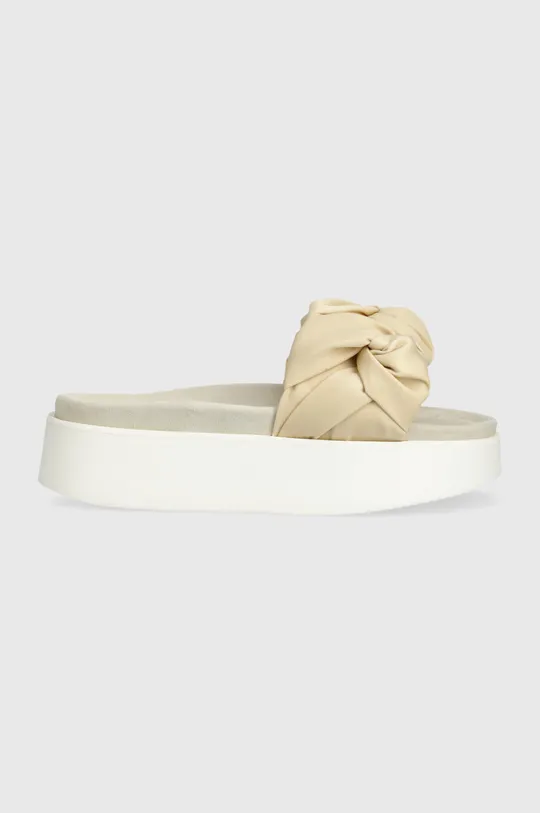 Inuikii ciabatte slide Fjord Flower Platform beige