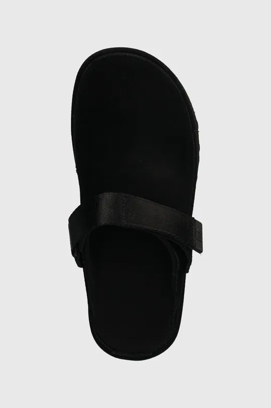 negru UGG papuci din piele intoarsa Goldenstar Clog
