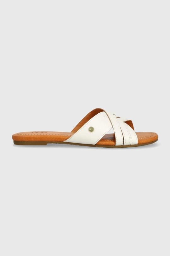 UGG infradito in pelle Kenleigh Slide beige