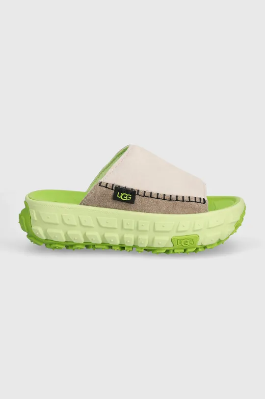 UGG papucs velúrból Venture Daze Slide zöld