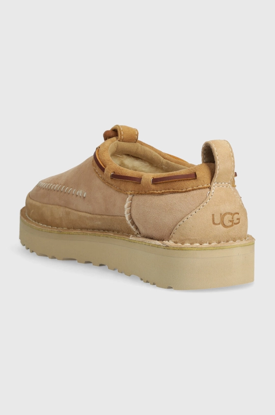 UGG kapcie zamszowe Tasman Crafted Regenerate Cholewka: Skóra zamszowa, Wnętrze: Materiał tekstylny, Wełna, Podeszwa: Materiał syntetyczny