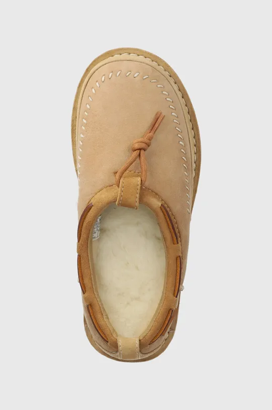 béžová Semišové papuče UGG Tasman Crafted Regenerate