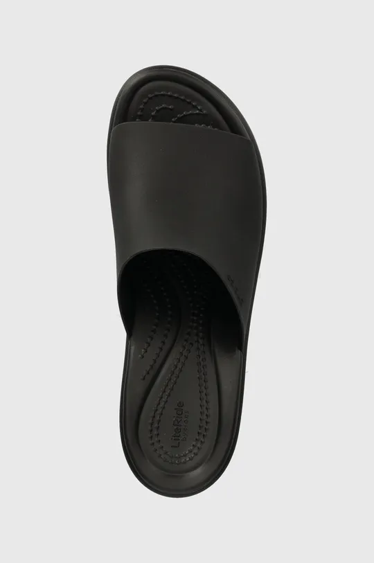 μαύρο Παντόφλες Crocs Brooklyn Slide Heel