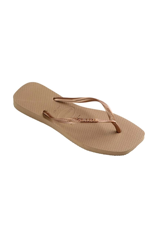 В'єтнамки Havaianas SQUARE LOGO METALLIC золотий