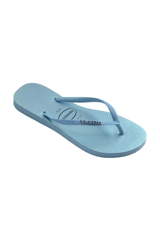 Japonke Havaianas SLIM GLITTER IRIDESCENT modra