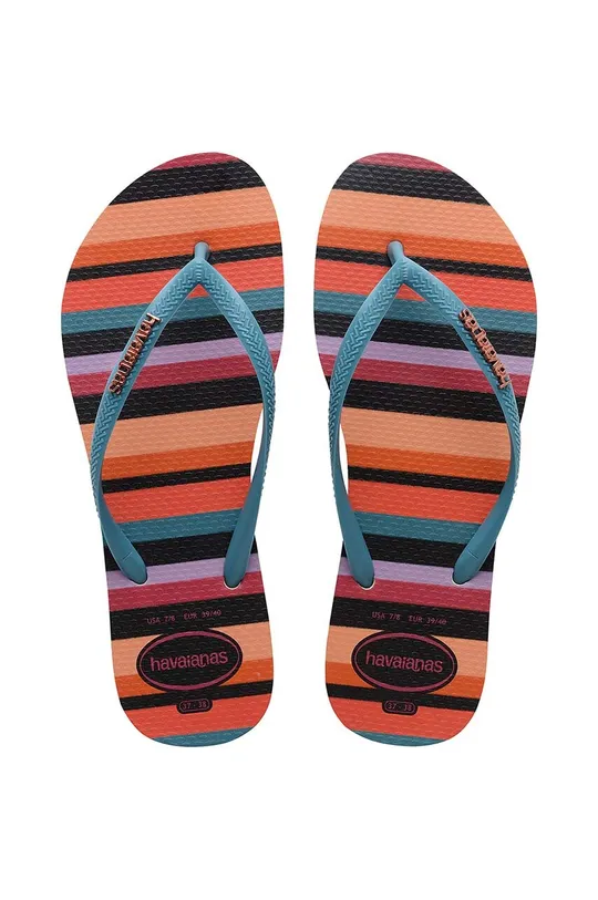 viacfarebná Žabky Havaianas SLIM PATCHWORK Dámsky