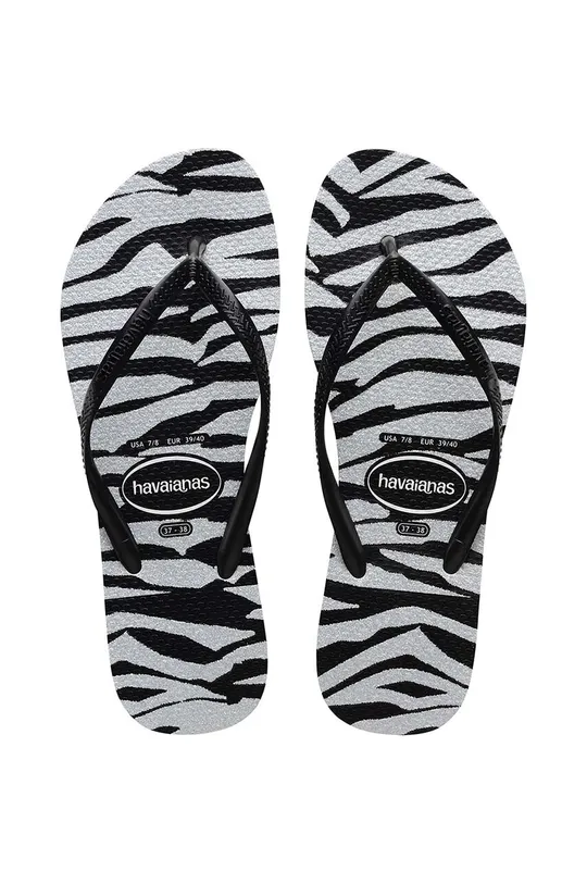 czarny Havaianas japonki SLIM ANIMALS Damski