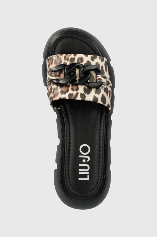 чёрный Шлепанцы Liu Jo SPOTTED ANIMALIER