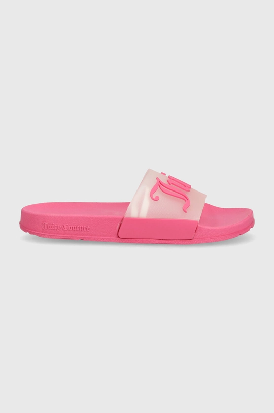 Natikače Juicy Couture SEANA TRANSLUCENT STRAP roza