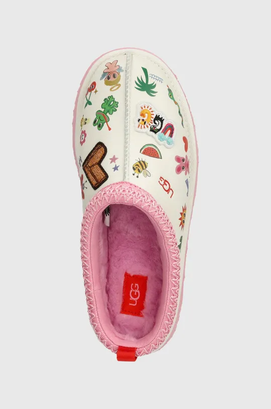ružová Detské kožené papuče UGG TAZZ POP SKETCH