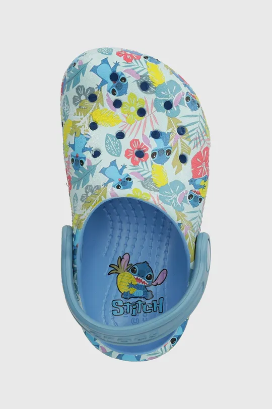 turkusowy Crocs klapki dziecięce STITCH CLASSIC CLOG