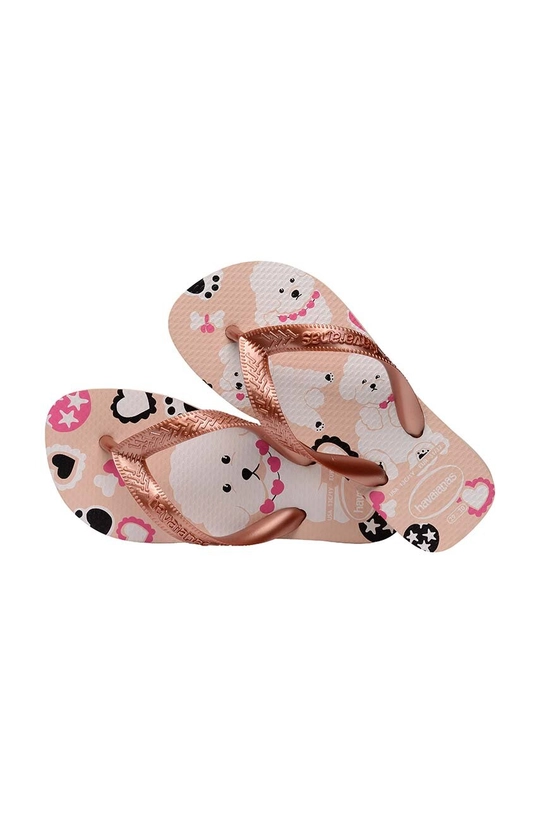 бежевий Дитячі в'єтнамки Havaianas KIDS TOP PETS BALLET