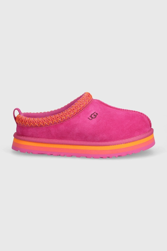 UGG pantofole in pelle scamosciata bambino/a TAZZ rosa