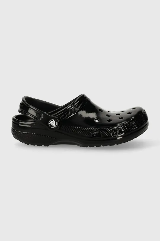 Παιδικές παντόφλες Crocs CLASSIC HIGH SHINE CLOG μαύρο