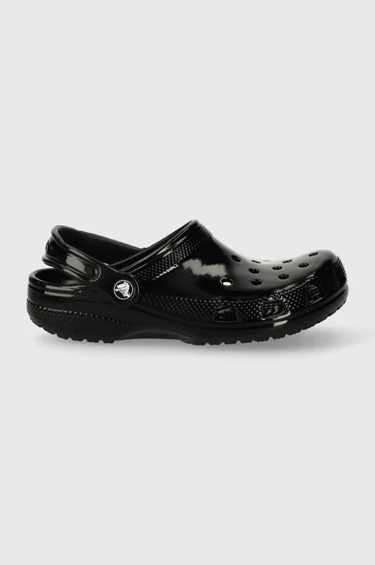 Дитячі шльопанці Crocs CLASSIC HIGH SHINE CLOG чорний