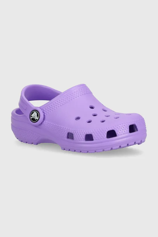 фиолетовой Детские шлепанцы Crocs Classic Clog Детский