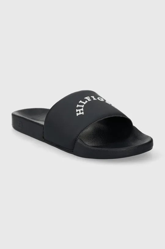 Tommy Hilfiger klapki CURVE HILFIGER MTYPE POOL SLIDE Cholewka: Materiał syntetyczny, Wnętrze: Materiał syntetyczny, Materiał tekstylny, Podeszwa: Materiał syntetyczny