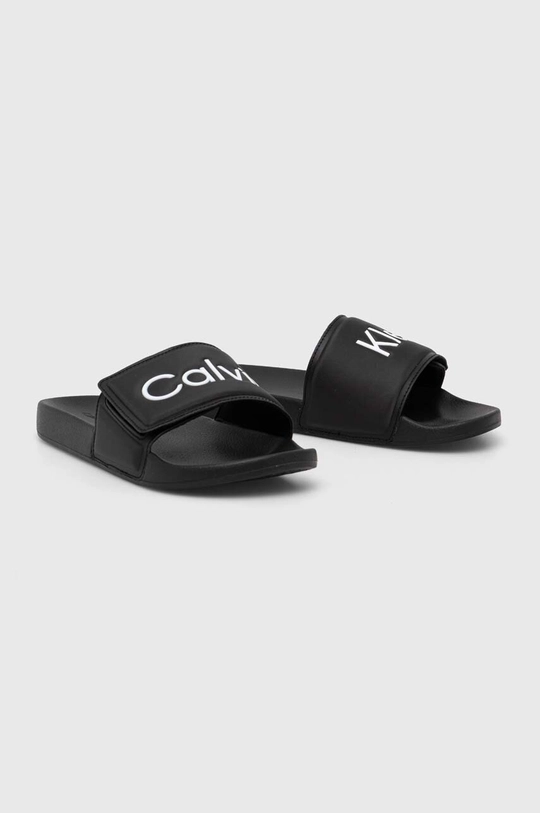 Шльопанці Calvin Klein POOL SLIDE ADJ чорний