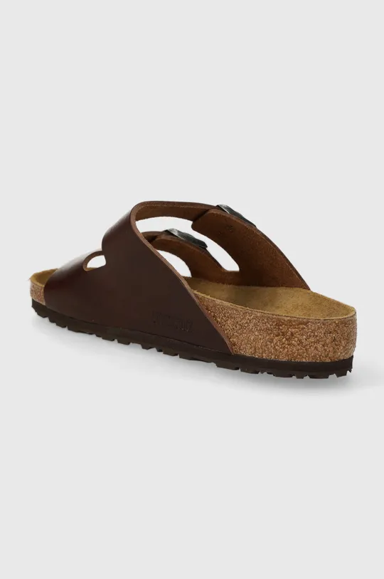 Birkenstock leather sliders Arizona BG Uppers: Natural leather Inside: Suede Outsole: Synthetic material