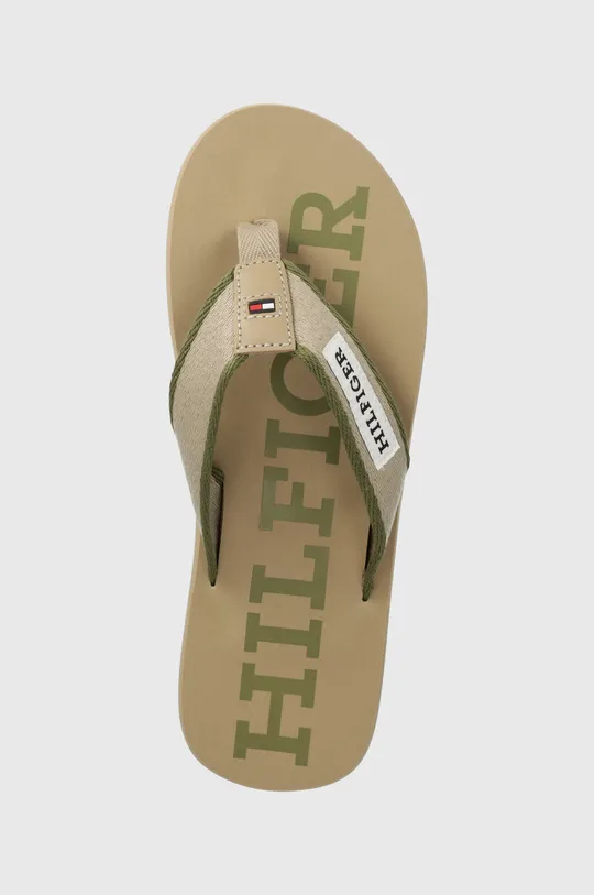 bézs Tommy Hilfiger flip-flop PATCH BEACH SANDAL