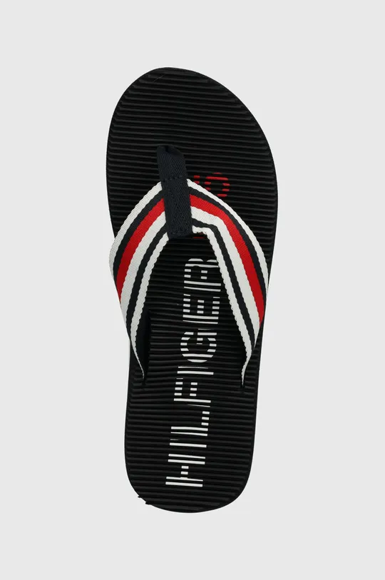 sötétkék Tommy Hilfiger flip-flop MASSAGE FOOTBED OLY BEACH SANDAL