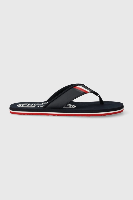 Вьетнамки Tommy Hilfiger RWB PADDED BEACH SANDAL тёмно-синий