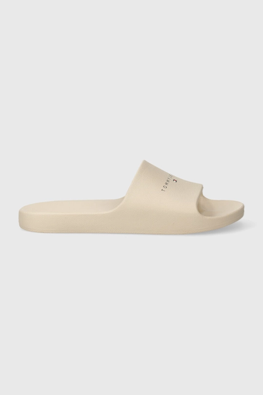 Tommy Jeans klapki TJM BASIC SLIDE beżowy