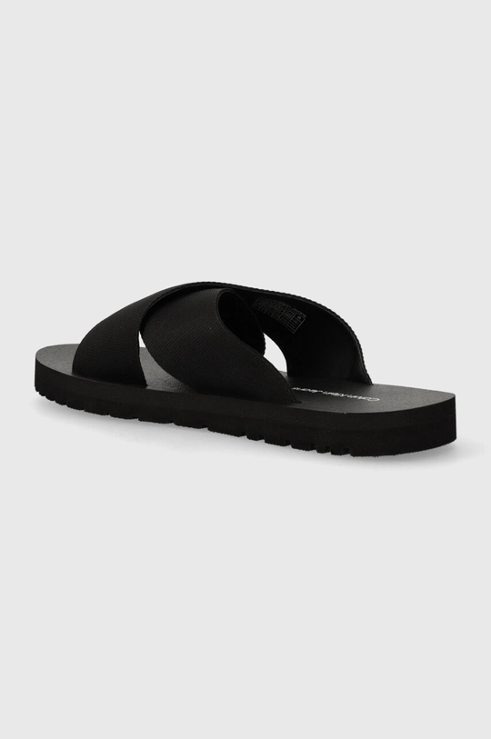 Calvin Klein Jeans ciabatte slide CROSS SANDAL SLIPON RP IN BTW Gambale: Materiale tessile Parte interna: Materiale sintetico Suola: Materiale sintetico