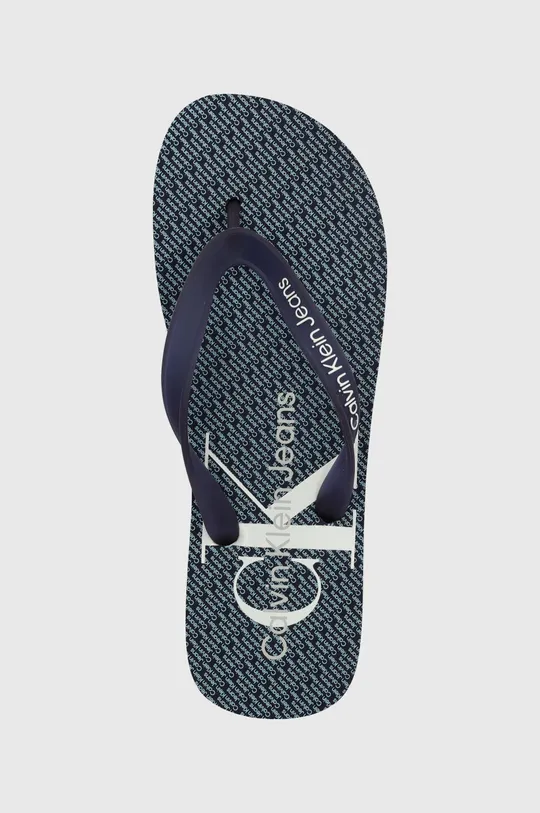 sötétkék Calvin Klein Jeans flip-flop BEACH SANDAL GLOSSY