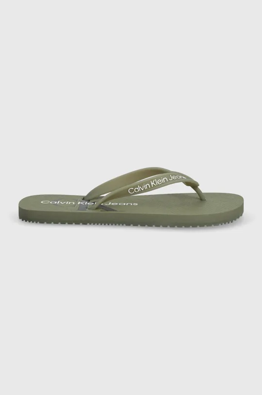 Calvin Klein Jeans flip-flop BEACH SANDAL GLOSSY zöld