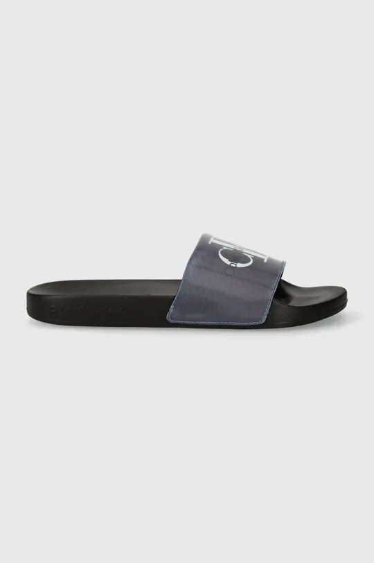 Calvin Klein Jeans klapki SLIDE LENTICULAR niebieski