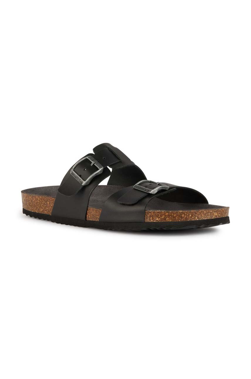 Geox Heren U Ghita D Slide Sandal, Light Brown, 42 EU, lichtbruin, 42 EU