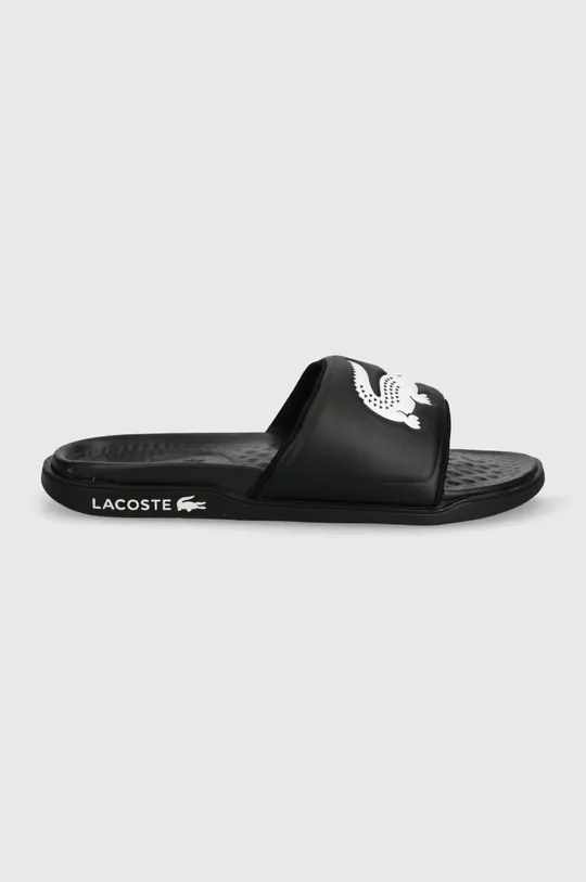 Šľapky Lacoste Serve Dual Synthetic Logo Strap čierna