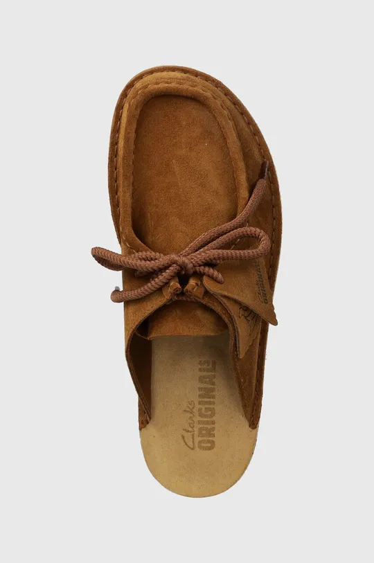 maro Clarks Originals papuci din piele DSRT Nomad Mule