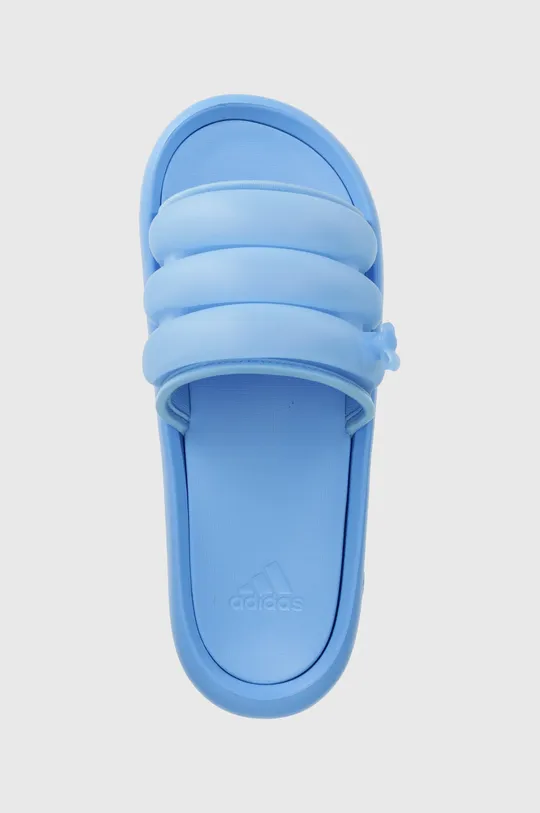 голубой Шлепанцы adidas