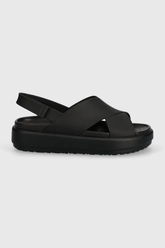 Sandali Crocs Brooklyn Luxe Strap črna