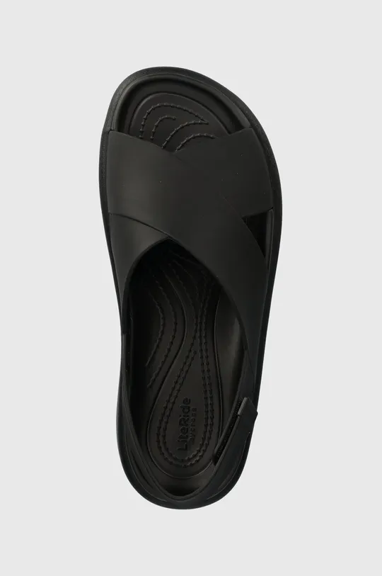 čierna Sandále Crocs Brooklyn Luxe Strap