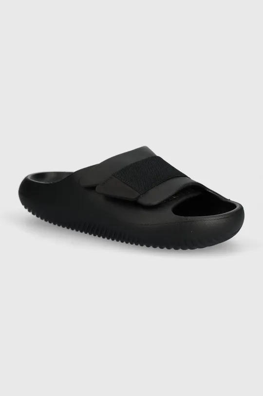 black Crocs sliders Mellow Luxe Recovery Slide Unisex