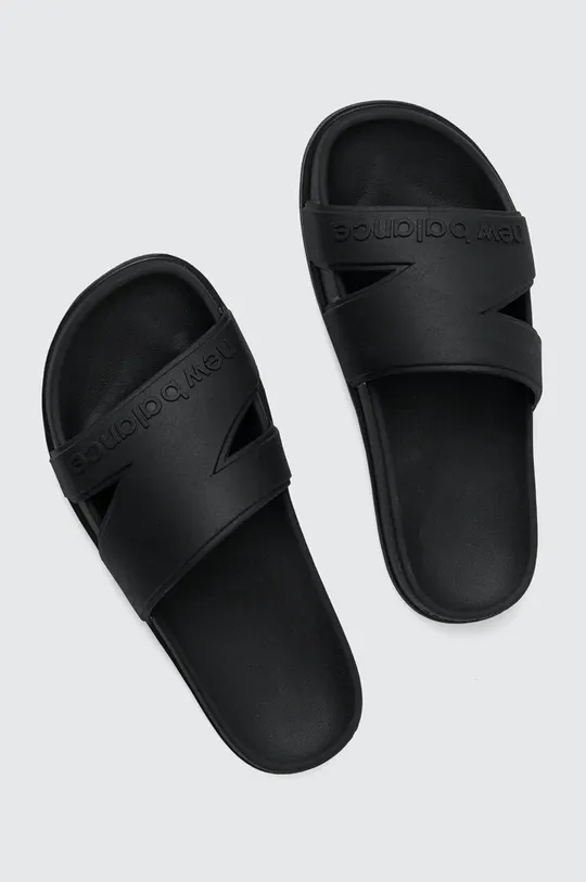 černá Pantofle New Balance SUF20SA1