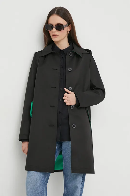 fekete Lauren Ralph Lauren kabát