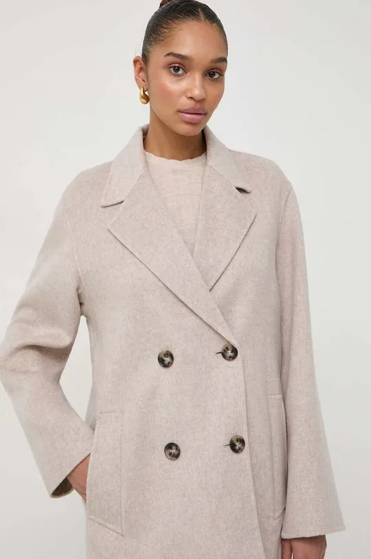 beige Ivy Oak cappotto in lana