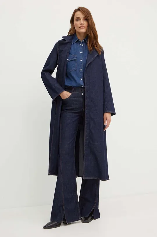 Τζιν παλτό MAX&Co. σκούρο μπλε