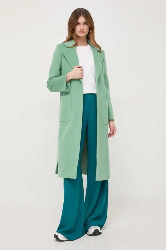 zelená Vlnený kabát MAX&Co.