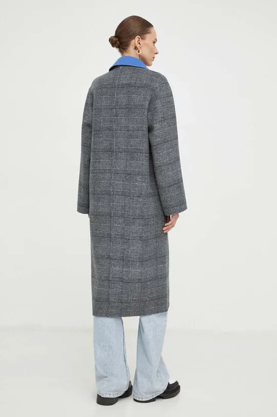 γκρί Μάλλινο παλτό διπλής όψης MAX&Co.