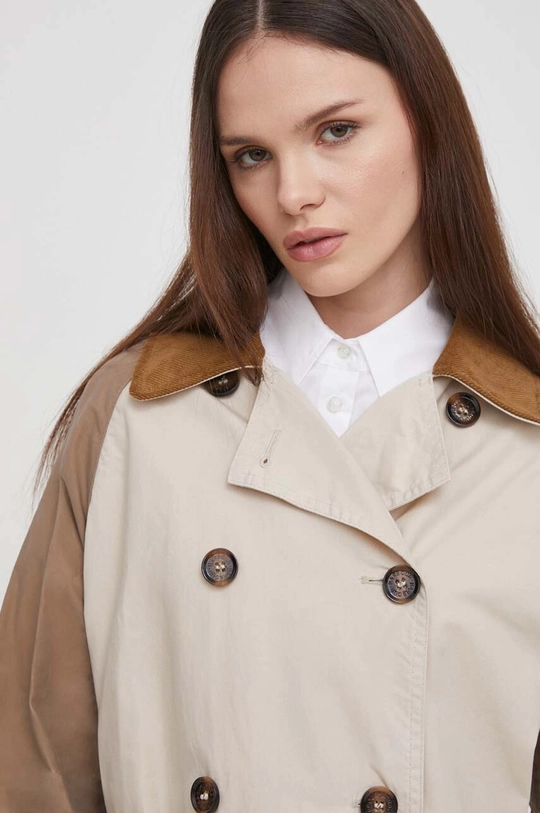 beige Barbour cappotto in cotone