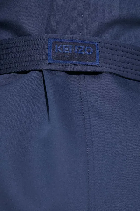 Kenzo trencz Solid Elongated Kimono Trench