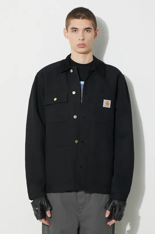 black Carhartt WIP denim jacket Michigan Coat Men’s