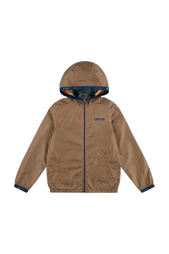 brązowy Levi's kurtka dziecięca LVB REVERSIBLE BOY'S WIND JKT Chłopięcy